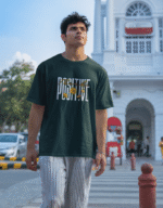 Think Positive | Oversized Classic T-Shirt - Image 3