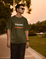 Stay Strong, Never Give up | Oversized Classic T-Shirt - Image 3